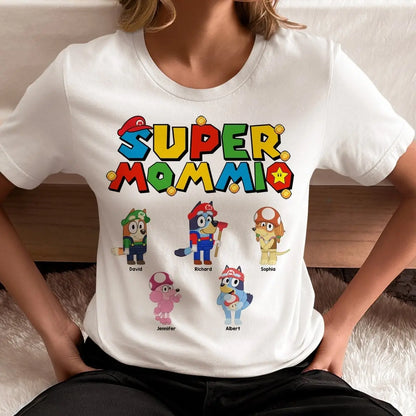 Family - Funny Supper Mommio - Personalized T-shirt, Hoodie, Sweatshirt Shirts & Tops The Next Custom Gift