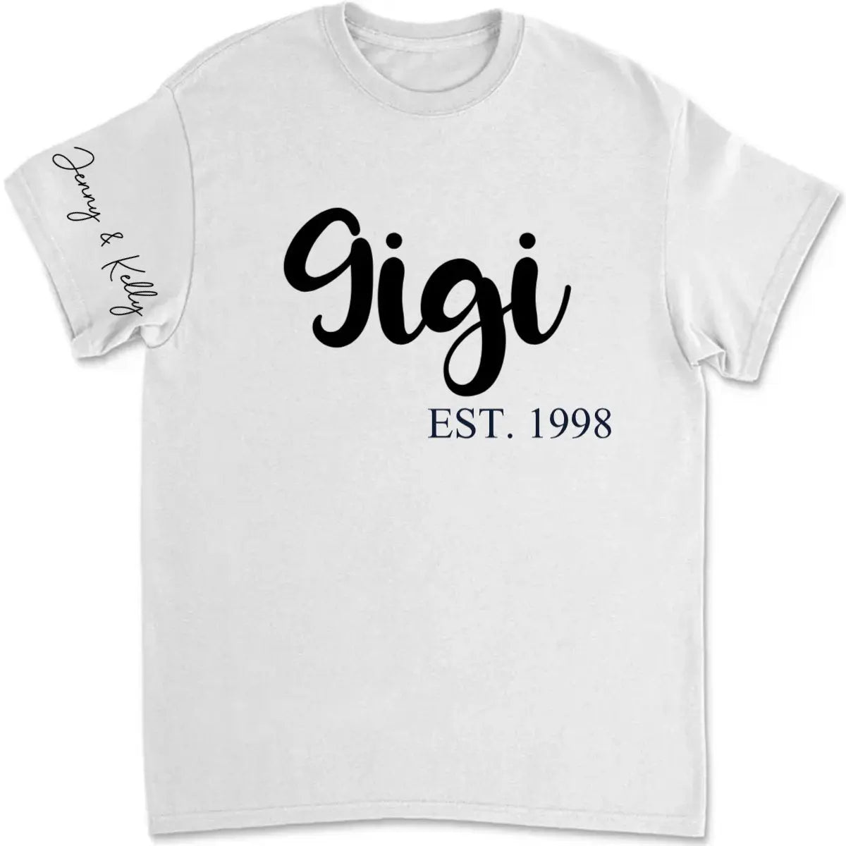 Family - Gigi Est Kids - Personalized Unisex T-shirt T-shirt The Next Custom Gift