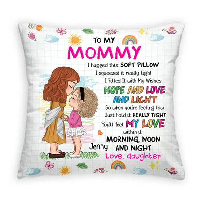 Family - Granddaughter Hug - Personalized Pillow (TL) Pillow The Next Custom Gift