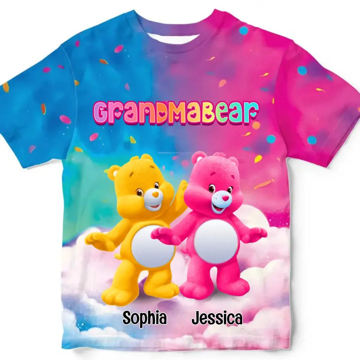 Family - Grandma Bear - Personalized T-Shirt (TL) Shirts & Tops The Next Custom Gift