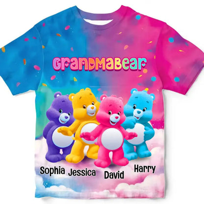 Family - Grandma Bear - Personalized T-Shirt (TL) Shirts & Tops The Next Custom Gift