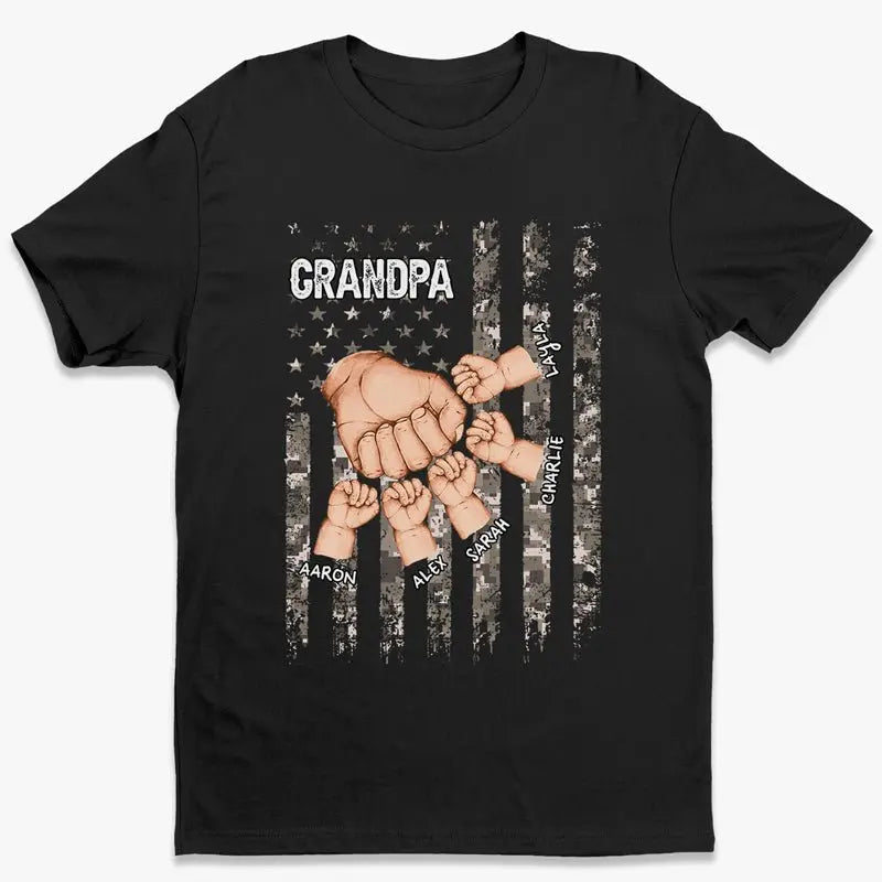 Family - Grandpa Is Like Dad Without Rules - Personalized Shirt T-Shirt The Next Custom Gift