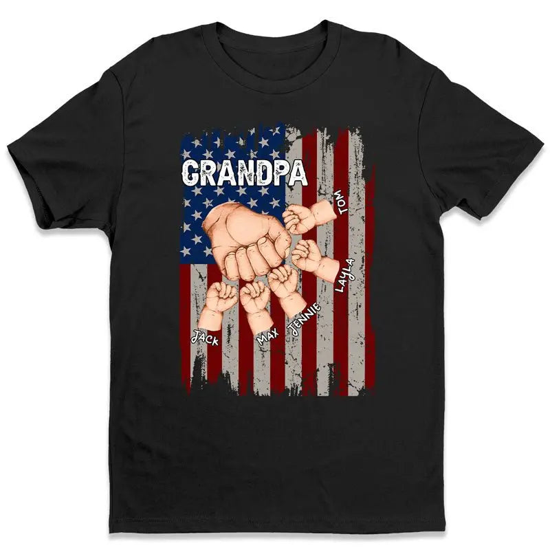 Family - Grandpa Is Like Dad Without Rules - Personalized Shirt T-Shirt The Next Custom Gift