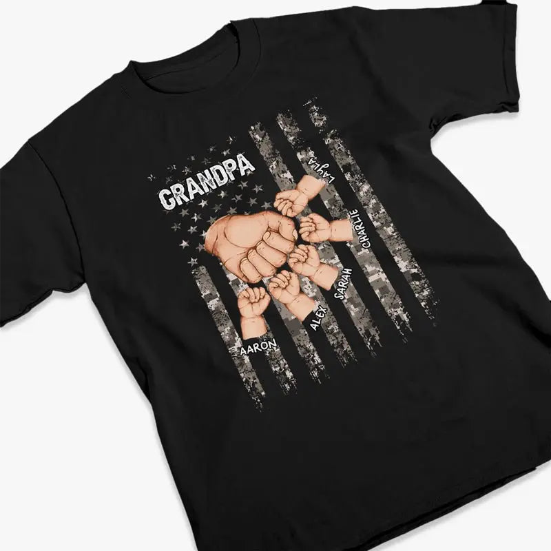 Family - Grandpa Is Like Dad Without Rules - Personalized Shirt T-Shirt The Next Custom Gift