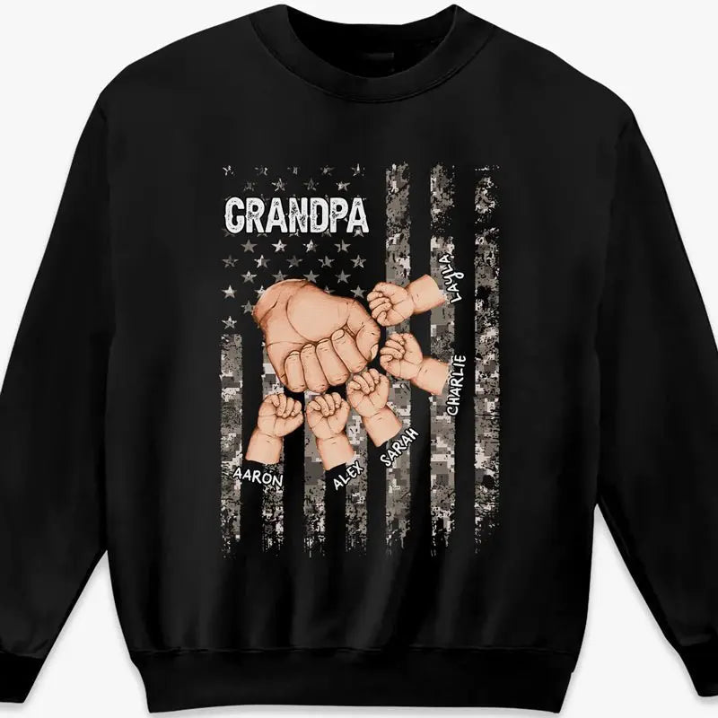 Family - Grandpa Is Like Dad Without Rules - Personalized Shirt T-Shirt The Next Custom Gift