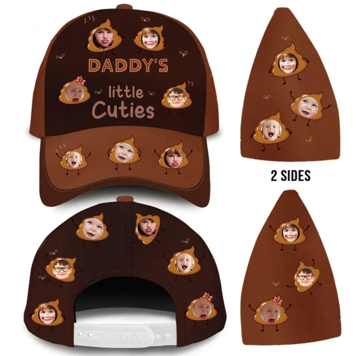 Family - Grandpa's Little Cutie - Personalized Classic Cap Hat The Next Custom Gift