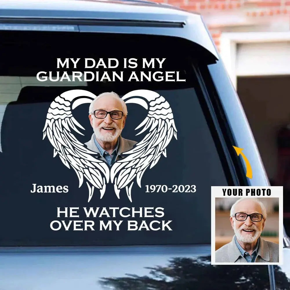 Family - Heart Wings - Personalized Decal (BU) Car Decal The Next Custom Gift