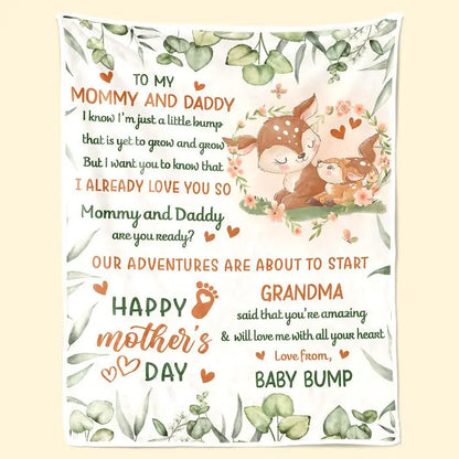 Family - I Already Love You - Personalized Baby Blanket (LH) Blanket The Next Custom Gift