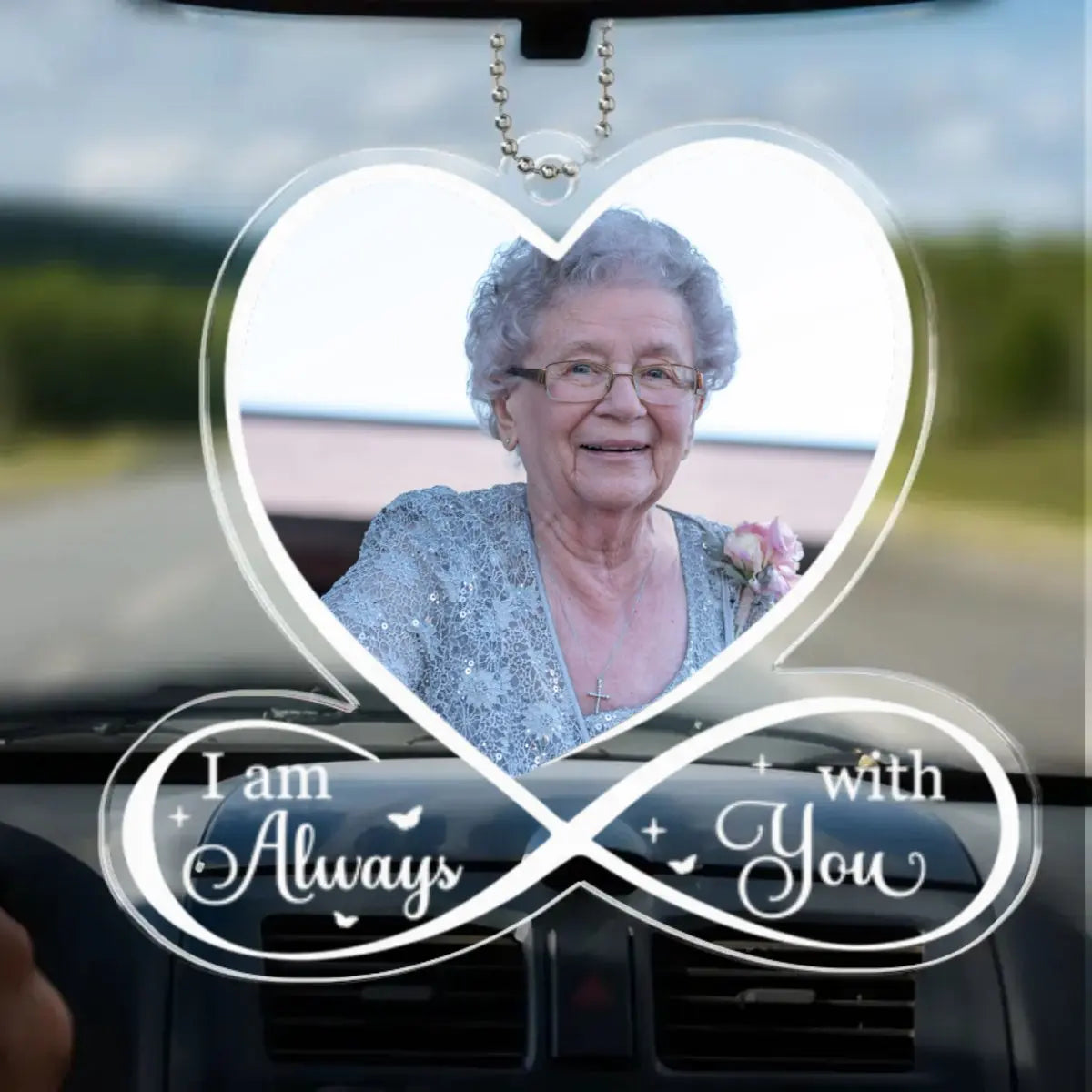 Family - I Always Miss You - Personalized Car Photo Ornament(NV) ornament The Next Custom Gift