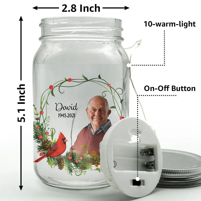 Family - I Am Always With You - Personalized Jar Light MCN