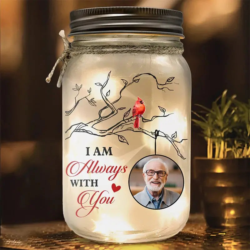 Family - I Am Always With You - Personalized Jar Light(NV)  The Next Custom Gift