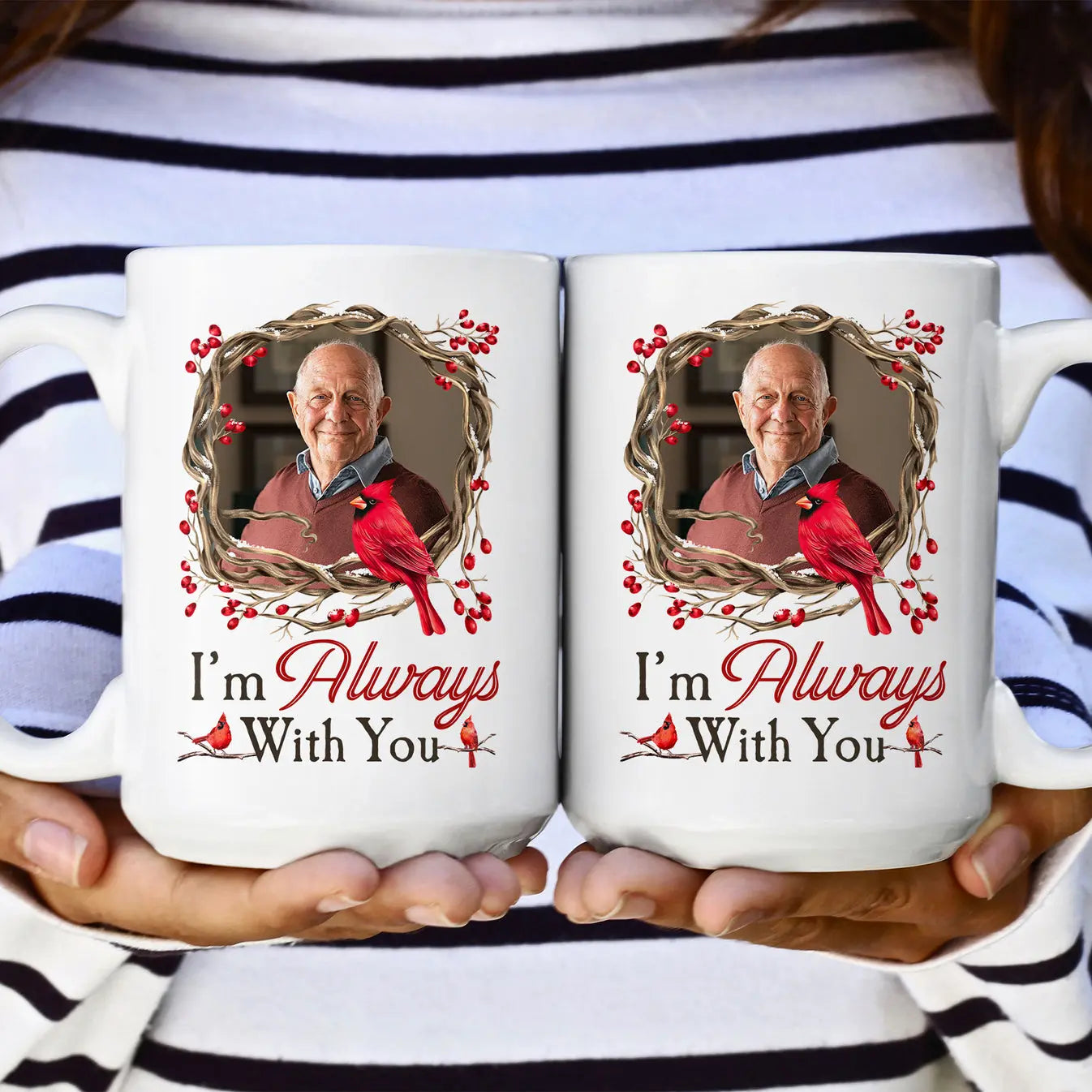 Family - I Am Always With You - Personalized Mug MCN