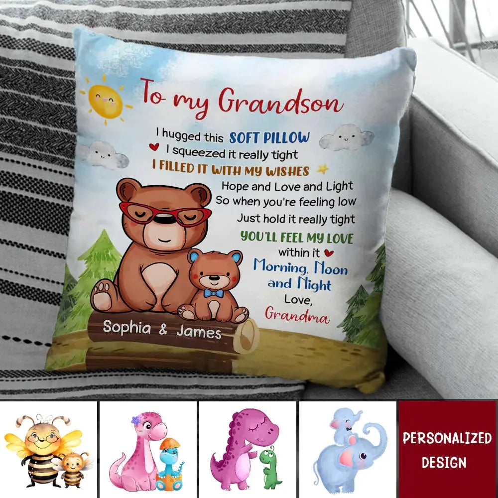 Family - I Hugged This Soft Pillow - Personalized Pillow(BU) Pillow The Next Custom Gift