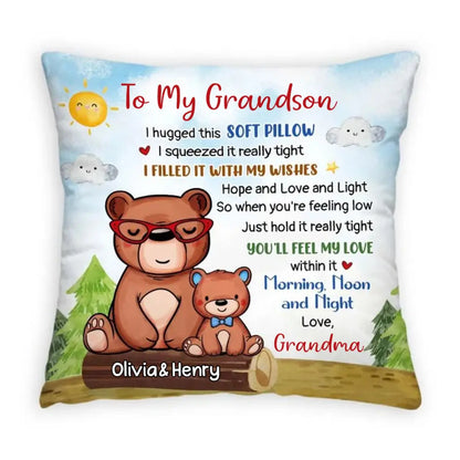 Family - I Hugged This Soft Pillow - Personalized Pillow(BU) Pillow The Next Custom Gift