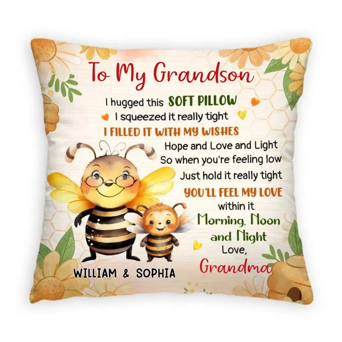 Family - I Hugged This Soft Pillow - Personalized Pillow(BU) Pillow The Next Custom Gift