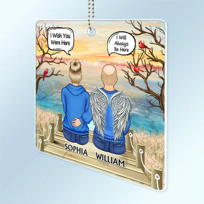 Family - I Miss You I Know - Personalized Acrylic Car Ornament Car Ornament The Next Custom Gift