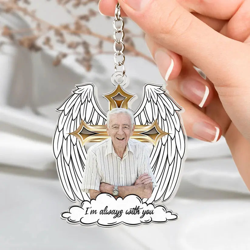 Family - I'm Always With You - Personalized Acrylic Keychain (HJ) MCN