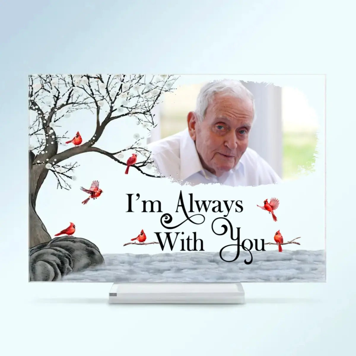 Family - I'm Always With You - Personalized Acrylic Plaque(NV) Plaque The Next Custom Gift