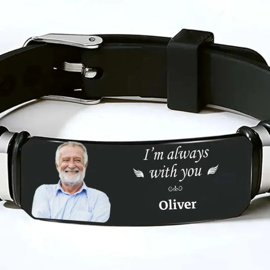 Family - I'm Always With You - Personalized Photo Bracelet Bracelets The Next Custom Gift