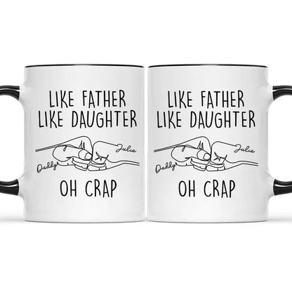 Family - Like Mother Like Son - Personalized Accent Mug(NV) Accent Mug The Next Custom Gift