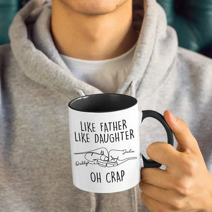 Family - Like Mother Like Son - Personalized Accent Mug(NV) Accent Mug The Next Custom Gift