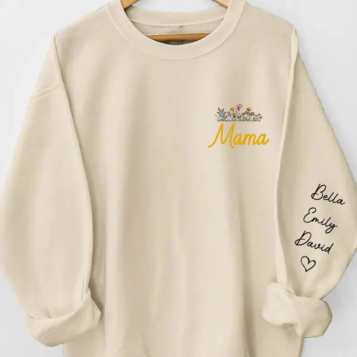 Family -  Love Being Mommy - Personalized Unisex Hoodie, Sweatshirt Shirts & Tops The Next Custom Gift