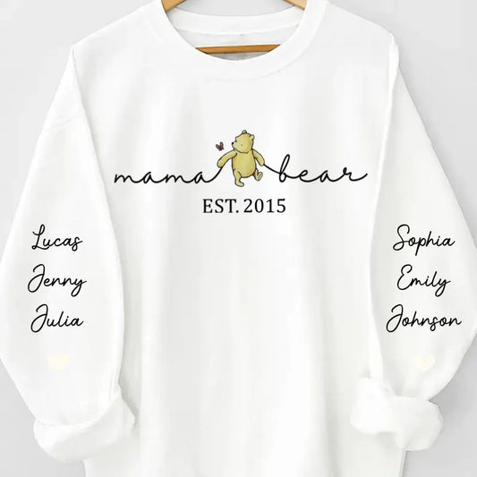 Family - Mama Bear - Personalized Sweatshirt Sweater The Next Custom Gift