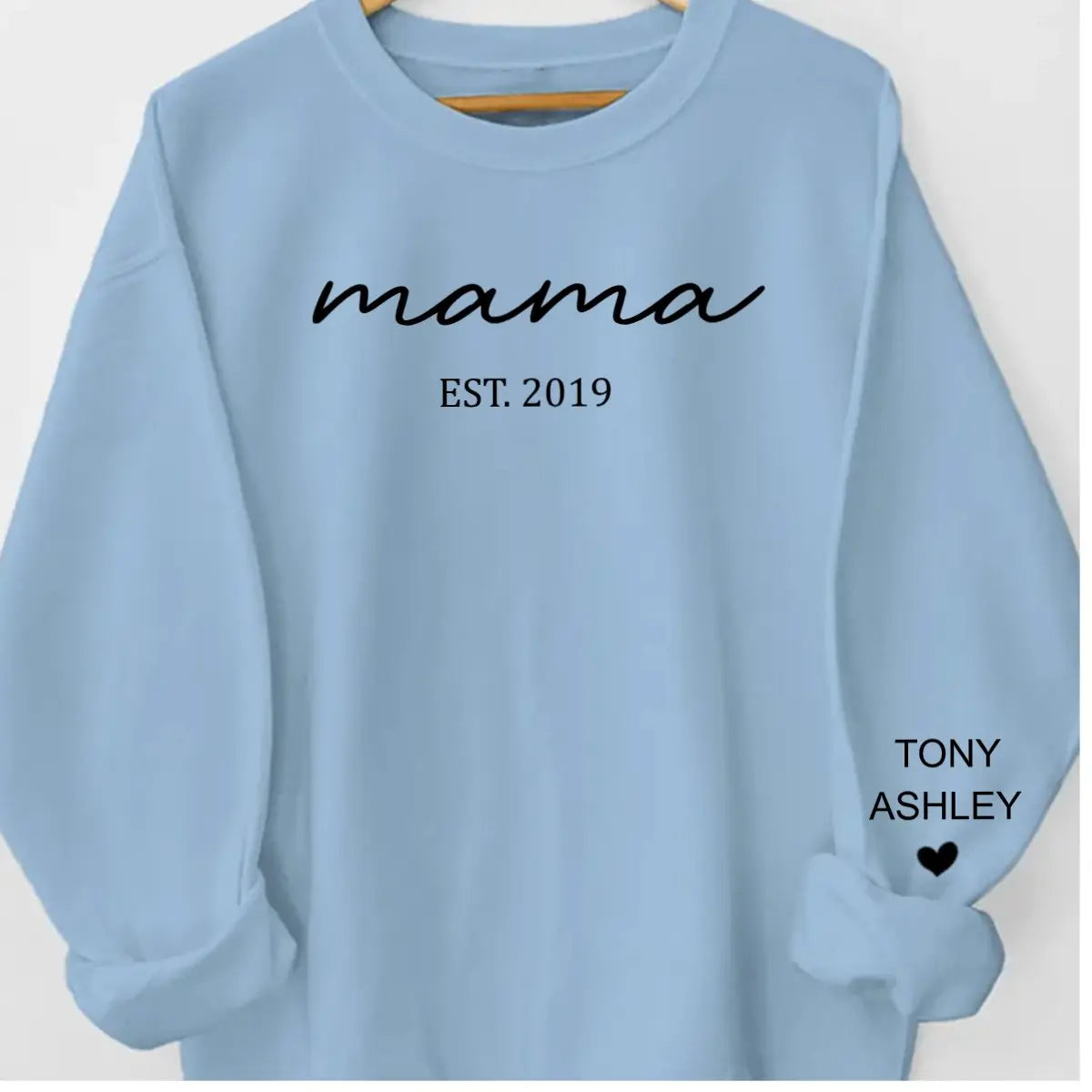 Family - Mama Est - Personalized Sweatshirt, Hoodie Shirts & Tops The Next Custom Gift