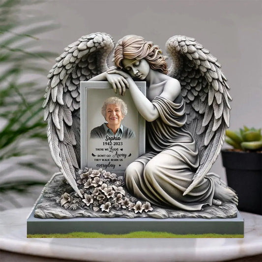 Family - Memorial Angel - Personalized Acrylic Plaque - The Next Custom Gift  Acrylic Plaque