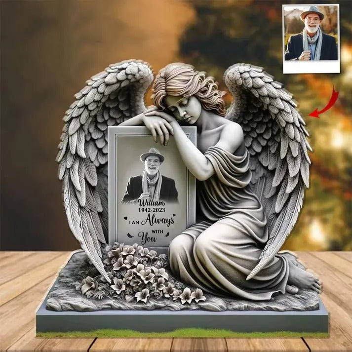 Family - Memorial Angel - Personalized Acrylic Plaque - The Next Custom Gift  Acrylic Plaque