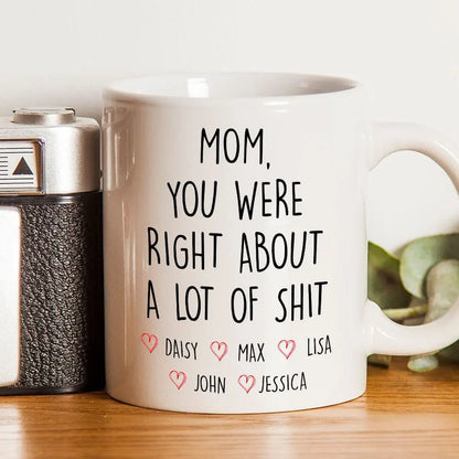 Family - Mom You Were Right Familys - Personalized Mug Mug The Next Custom Gift