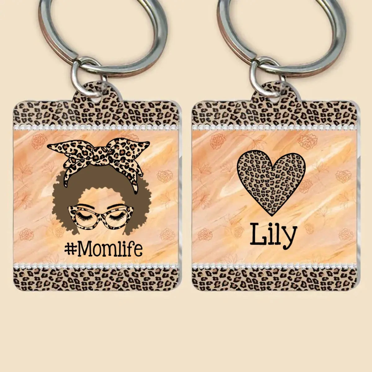 Family - Momlife - Personalized Acrylic Keychain (TL) Keychain The Next Custom Gift