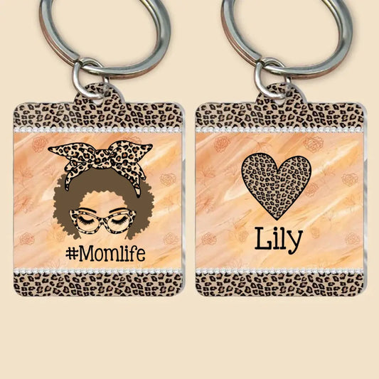 Family - Momlife - Personalized Acrylic Keychain (TL) Keychain The Next Custom Gift