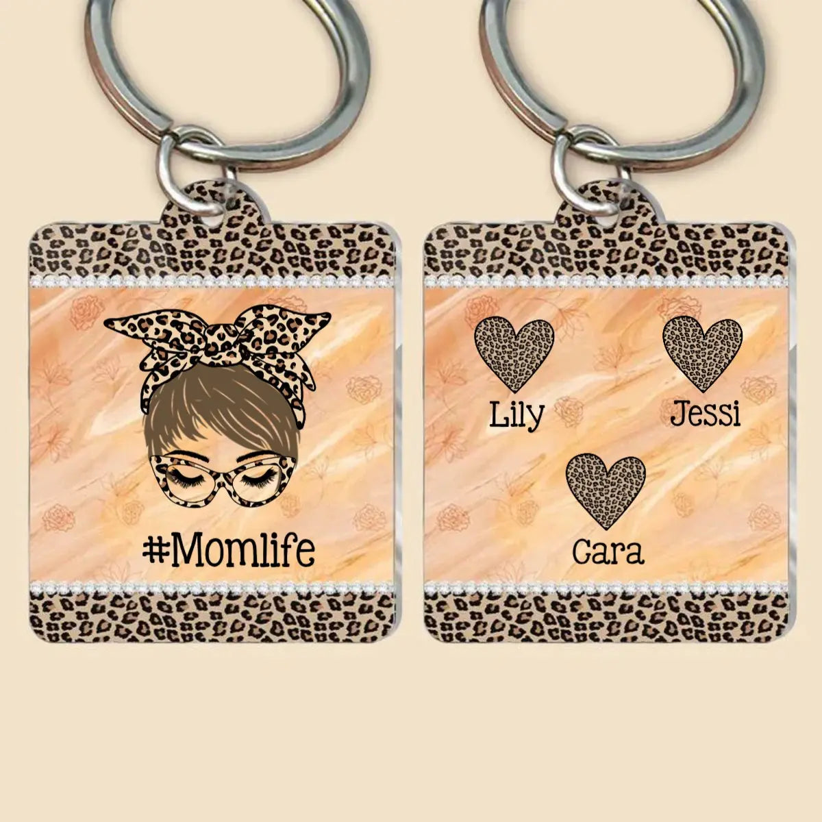 Family - Momlife - Personalized Acrylic Keychain (TL) Keychain The Next Custom Gift