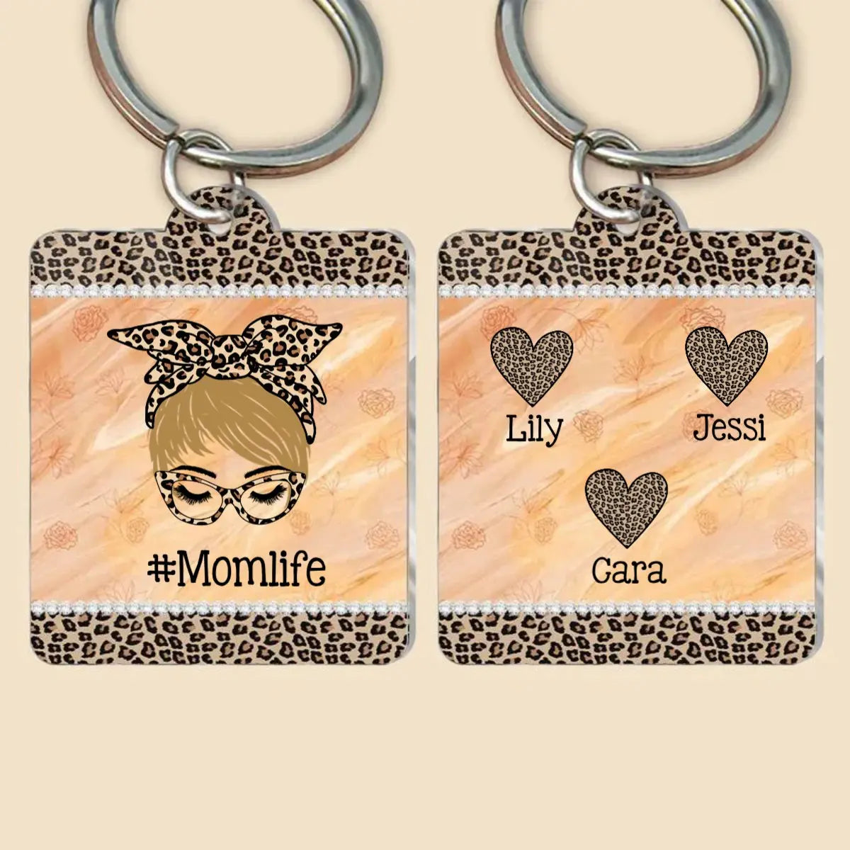 Family - Momlife - Personalized Acrylic Keychain (TL) Keychain The Next Custom Gift