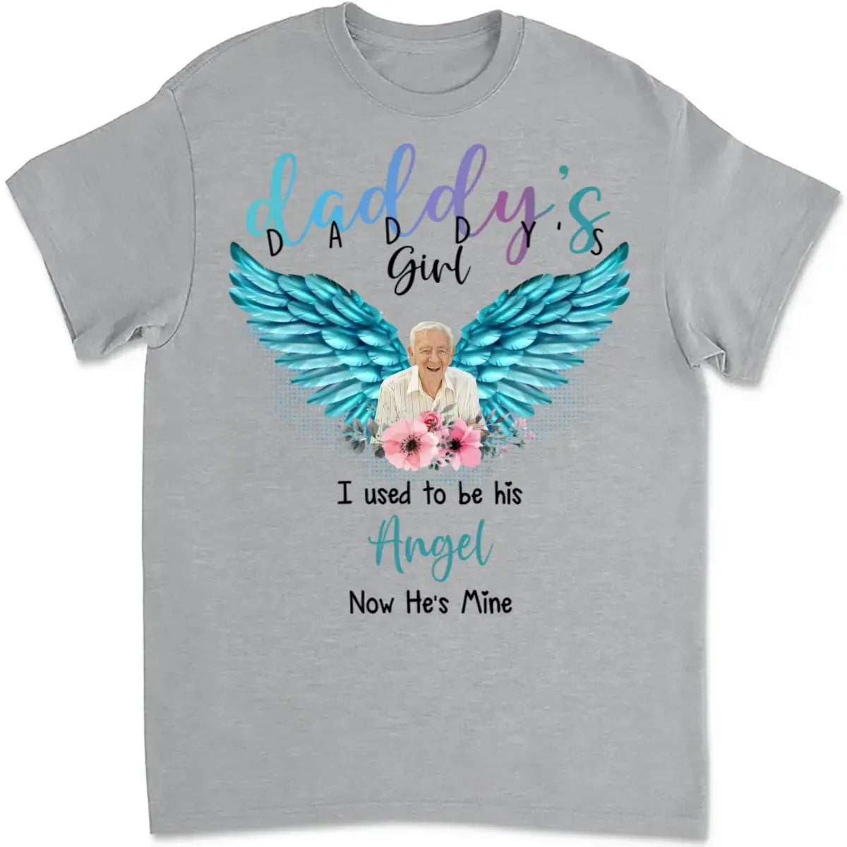 Family - Mommy's Girl I Used to be Her Angel Now She's Mine - Personalized T-Shirt (BU) Shirts & Tops The Next Custom Gift