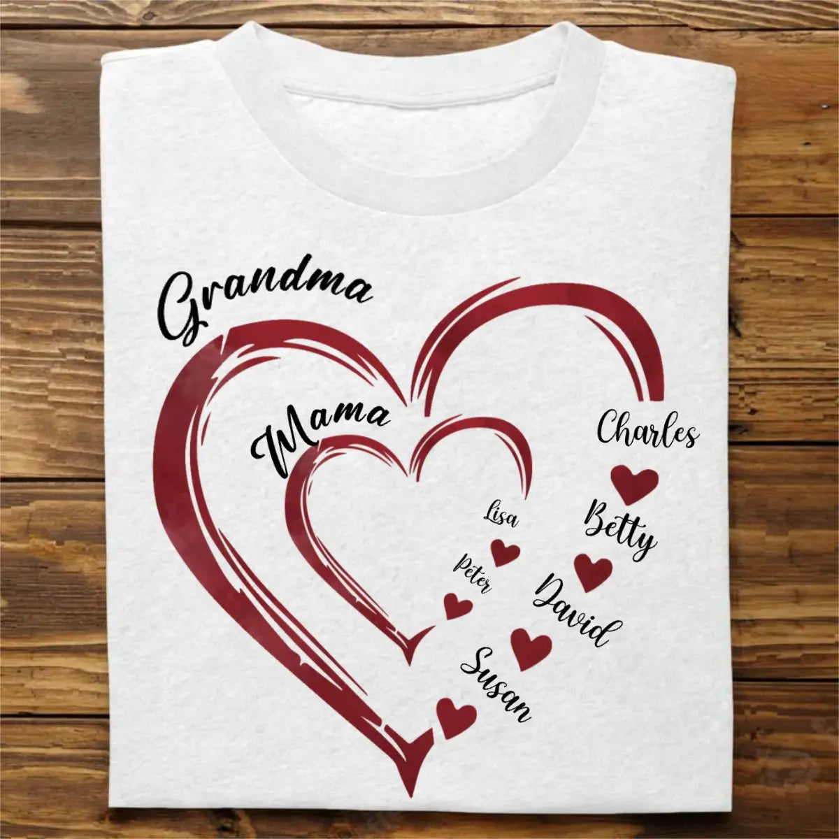 Family - Mommy's Sweethearts - Personalized Unisex T-Shirt, Hoodie , Sweatshirt (HJ) Shirts & Tops The Next Custom Gift