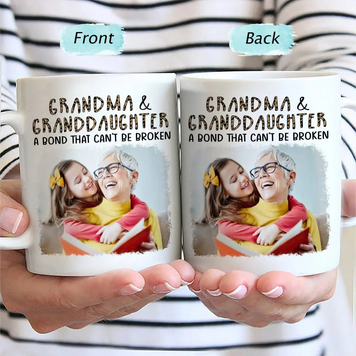 Family - Mother & Daughter A Bond That Can't Be Broken - Personalized Mug Mug The Next Custom Gift