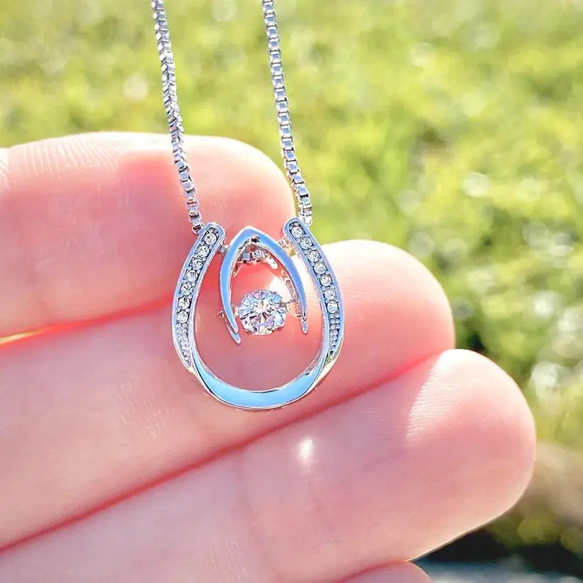 Family - Mother's Day Daughter Gift - Horse Shoe Necklace(NV) Necklace The Next Custom Gift