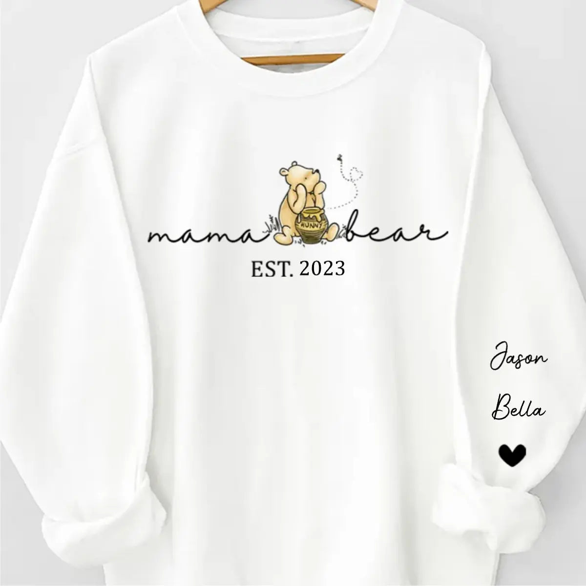 Family - My Mother Is A Walking Miracle - Personalized Sweater (LH) T-shirt The Next Custom Gift