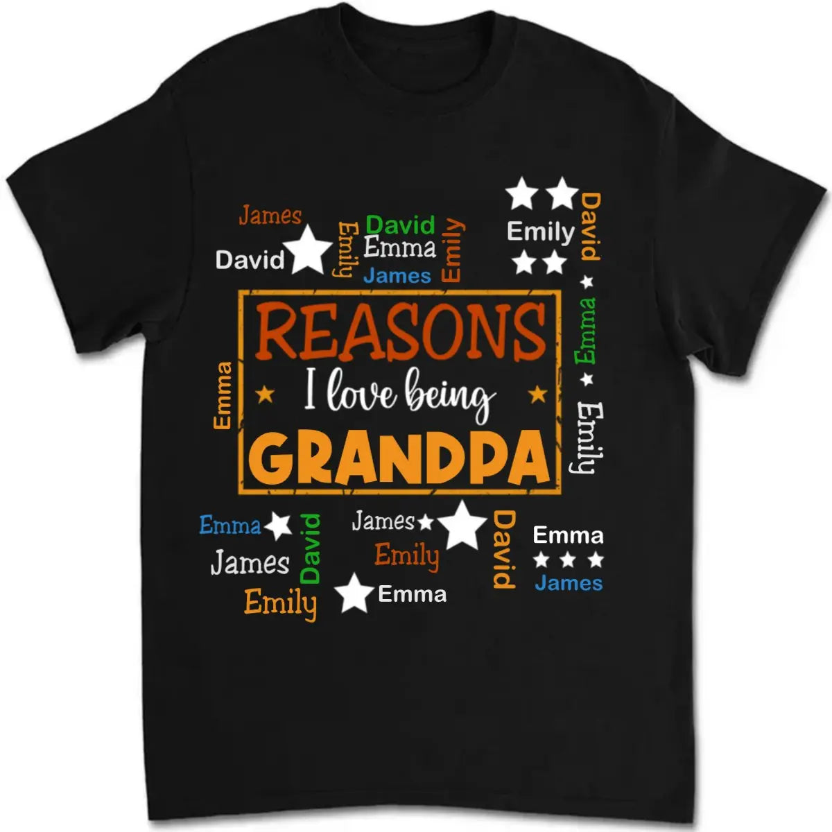 Family - Reasons I Love Being Word Art - Personalized T-Shirt, Sweater, Hoodie Shirts & Tops The Next Custom Gift