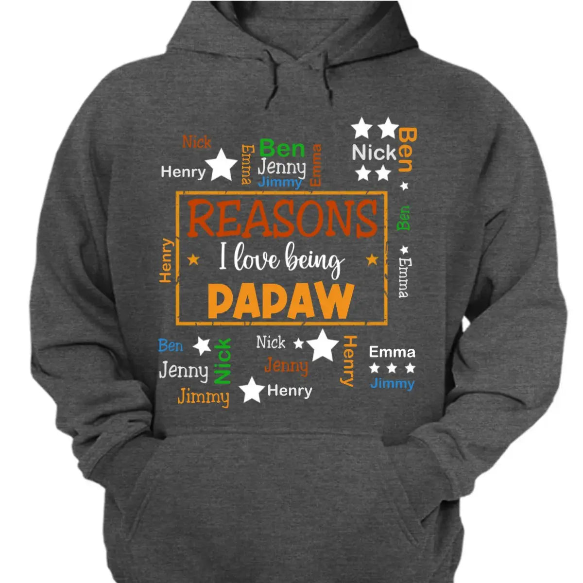 Family - Reasons I Love Being Word Art - Personalized T-Shirt, Sweater, Hoodie Shirts & Tops The Next Custom Gift