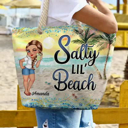 Family - Retired See You At The Beach - Personalized Beach Bag Beach Bag The Next Custom Gift