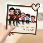 Family - Sitting Together Home Decor - Personalized Wooden Plaque - The Next Custom Gift  Wooden Plaque