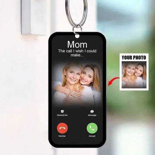 Family - The Call I Wish I Could Make - Personalized Acrylic Keychain - The Next Custom Gift  Keychain