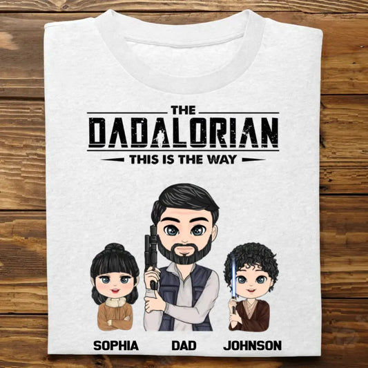 Family - The Dadalorian This Is The Way - Personalized Unisex T-shirt, Hoodie, Sweatshirt Shirts & Tops The Next Custom Gift