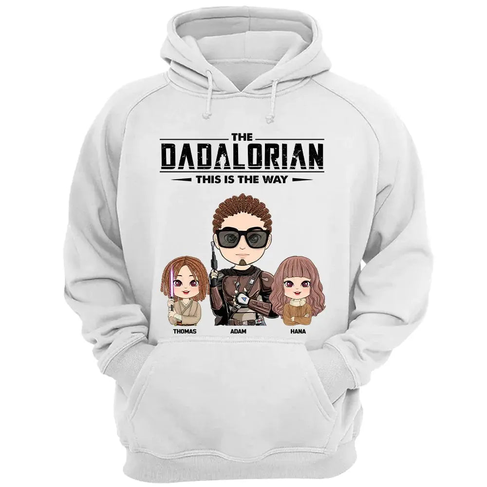 Family - The Dadalorian This Is The Way - Personalized Unisex T-shirt, Hoodie, Sweatshirt Shirts & Tops The Next Custom Gift