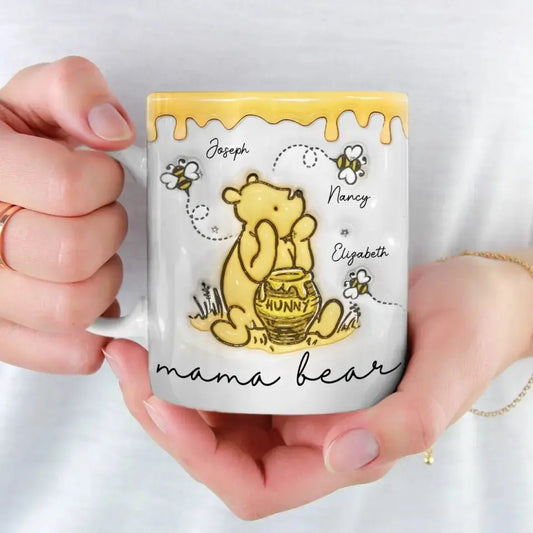 Family - The Family Is The Test Of Freedom Mama Bear - Personalized Mug mug The Next Custom Gift