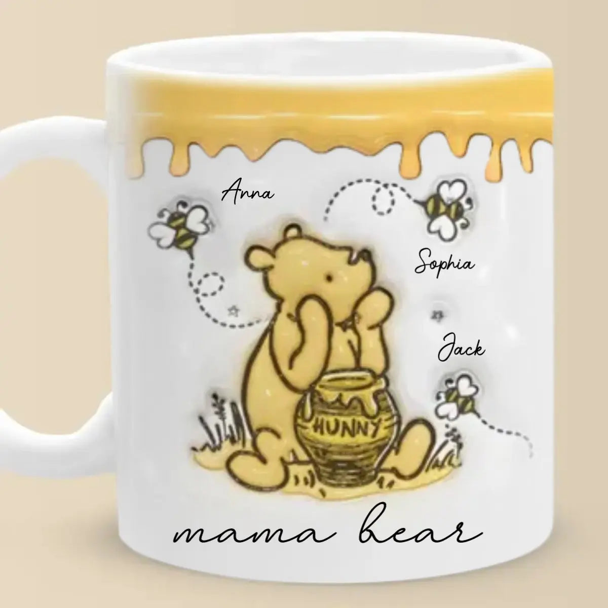 Family - The Family Is The Test Of Freedom Mama Bear - Personalized Mug mug The Next Custom Gift