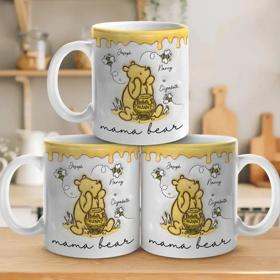 Family - The Family Is The Test Of Freedom Mama Bear - Personalized Mug mug The Next Custom Gift